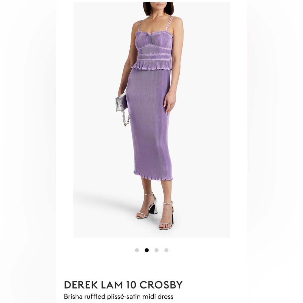Derek Lam 10 Crosby Brisha Pleated Midi Dress
